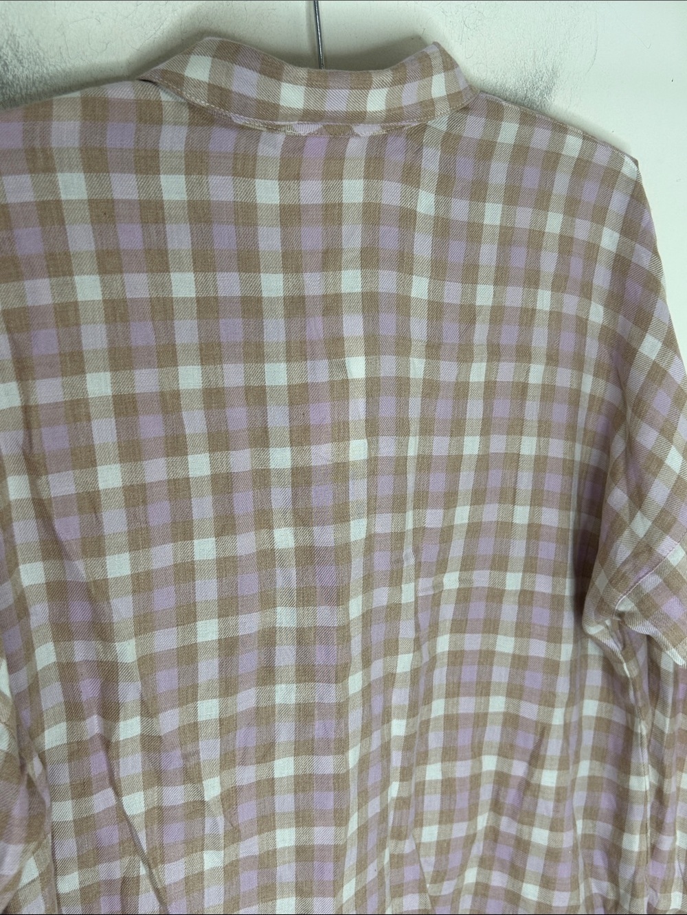 NWT J. JILL Plaid Brushed-Twill Button Front Shirt Size Small - Picture 13 of 16